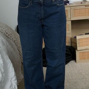 Abercrombie & Fitch Men’s Dark Blue Relaxed Jeans